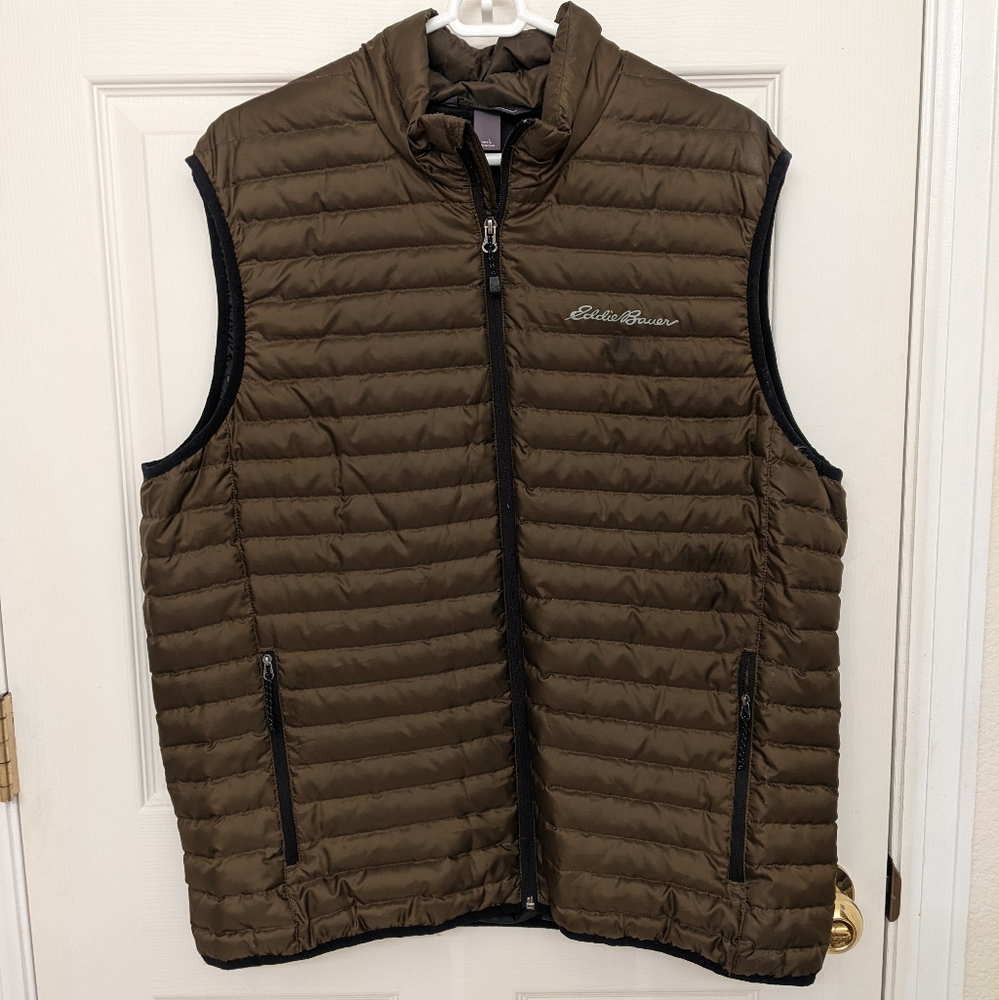 brown Eddie Bauer vest